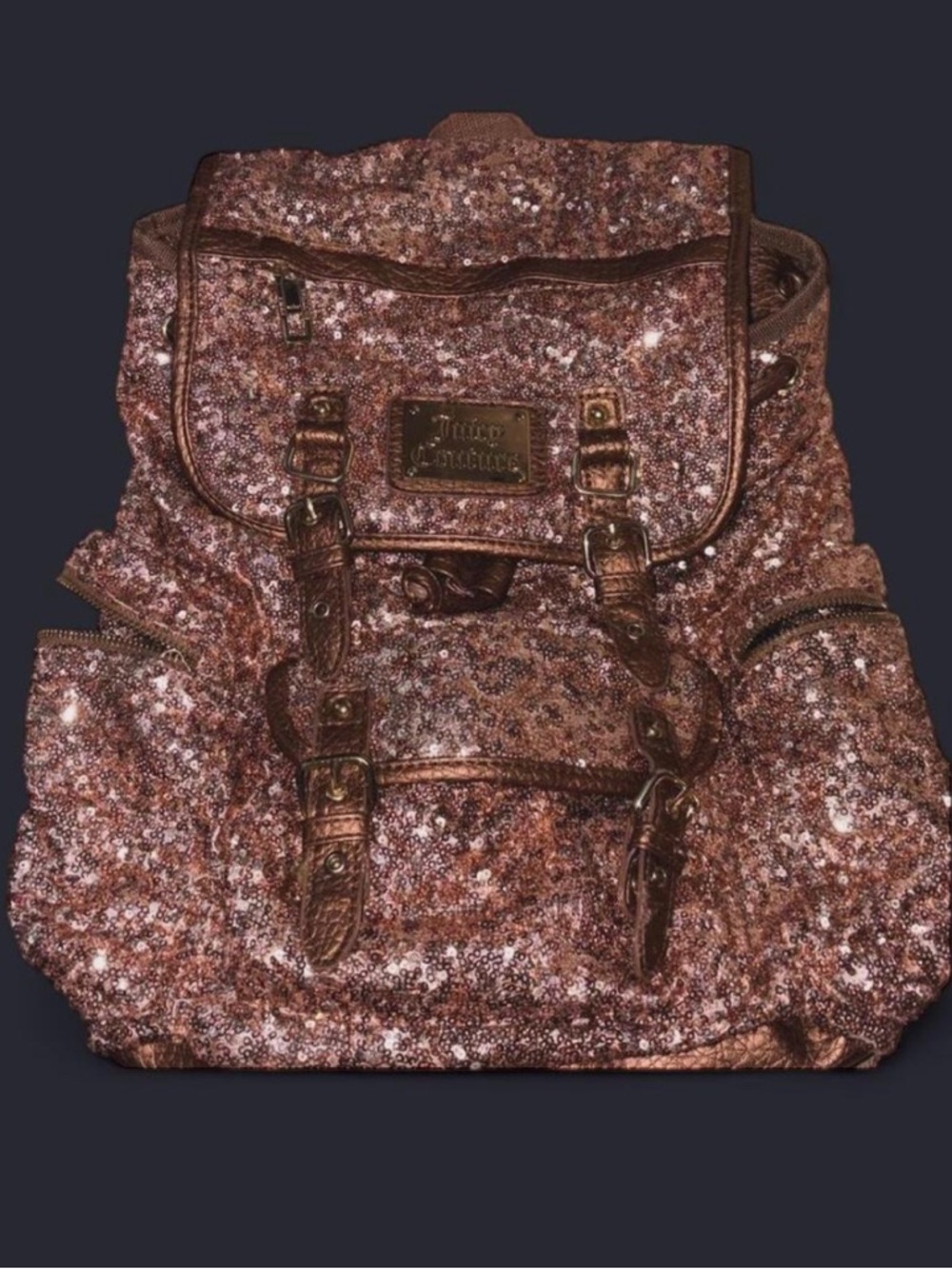 Juicy Couture Shimmering Bronze Backpack